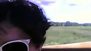 Office Worker Blows Her Boss Outdoors