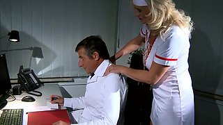 German Nurse - Doctor Games Blonde