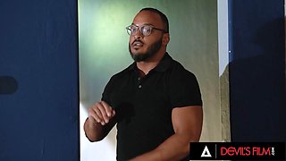 DEVILS FILM - Ana Foxxx Faps To Old Sex Tape Until Hubby Catches Her And Rekindles Wild Fuck