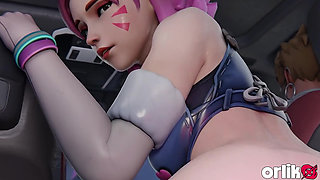 D.va - Pop Star Contract BBC 3D Overwatch Porn