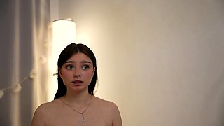 Beautiful brunette with big boobs jerk off instrucions