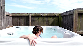 Hot Tub Masturbation