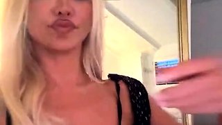 Big boobs milf masturbates with her dildo