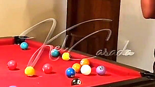 The Hot Girls Wanted to Learn How to Play Pool and Ended up Getting a Dick