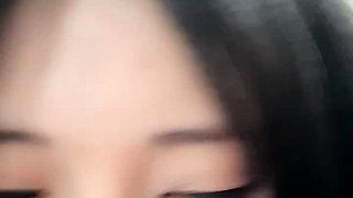 Amateur young teen solo masturbation on her livingroom