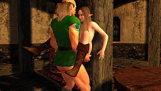Dragonborn Pounding A Tavern Girl - Skyrim Parody