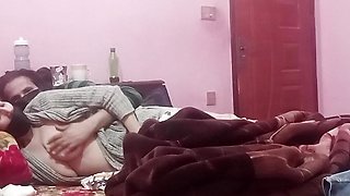 Dasi stepsister sex with stepbrother on home bed so hot