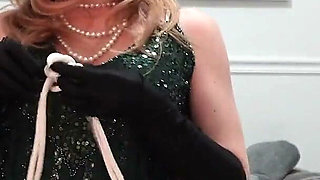 Stella Elle's Roaring '20s Self-bondage Seduction - POV Captive Fantasy Awaits!