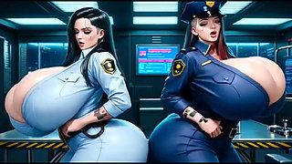 Captain Officer Police Station, Long Version, Ai Animation