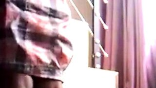 Belting my slutty cheeky stepdaughter's ass