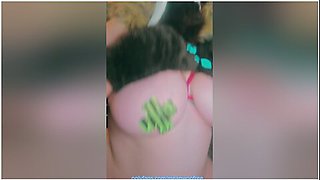 Bbw Furry Girl Teasing With Huge Boobs In Shibari