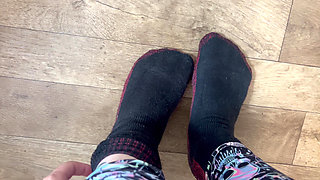 Washing My Sweaty Feet After Running