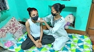 Indian Stepsister and Bhabhi Threesome Fuck with Boyfriend - Hot Monika Horny Archana Hardcore Desi Sex