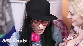 Ava Koxxx and Angel Wicky's lesbians scissoring xxx by Mom XXX