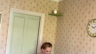 Small titted brunette amateur anal nailed at home