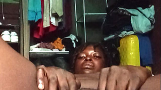 Fingering makes her happy