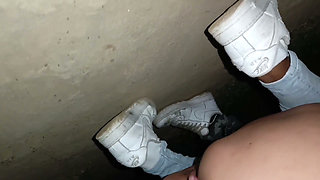 Sex with a Rich Ass Friend After the Party Gets Recorded Peeing in the Bush