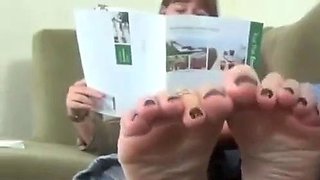 His mother made her son her foot slave