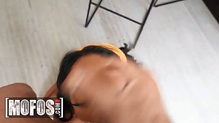 Mofos - cali caliente uses her tempting moves in the kitchen to score charles’s car keys for the day