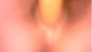 Big slut fountain masturbates her hairy and wet pussy squirt and piss ,