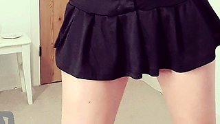 Nice amateur girl ass exposed wearing panties