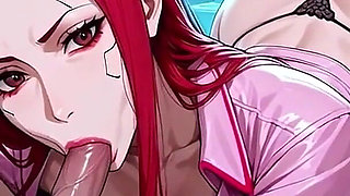 Anime Nurse Cyberpunk Ai