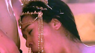 Greek Goddess Jin Taylor's Wild Threesome Fantasy: Anal, DP