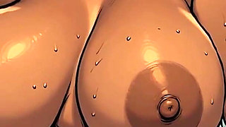 Sexy Nude Women in Bathroom 3D