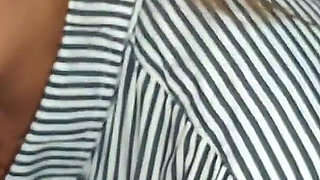 Horny Wife Sucks Delivery Guy's Dick While Her Husband Showers and Swallows All His Cum