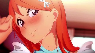 Anime girl gets gangbanged and filled with cum in a wild cartoon fantasy