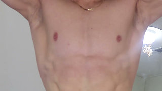 Walking on Treadmill Nude