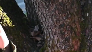 Boozing Tea and Licking Tits! Outdoors Extra Before Full Scene Fun