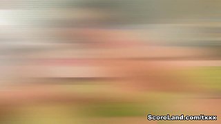 Bikini busting & an ocean view - Eva Notty and Sergio - Scoreland2