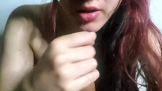 The Doll Loves to Suck the Cock Until All the Cum Comes Out and Swallow It All Down