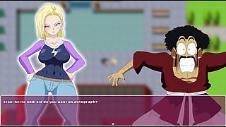 Android 18's wild adventure for a nut in Dragon Ball Part 1 - barely legal fun