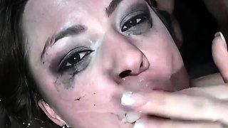 Naughty amateur German Milf group sex action
