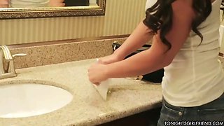 Julia Ann helps Phoenix Marie with her 1st tonights girlfriend practice