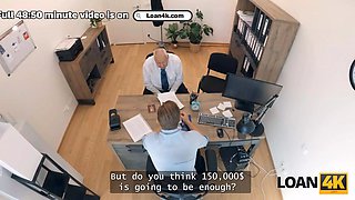 Loan4k. nasty teenage mina k is showing off her natural sexy figure to get a massive loan