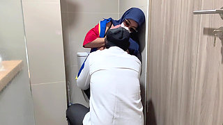 Intern Girl Taken by Boss to Public Bathroom