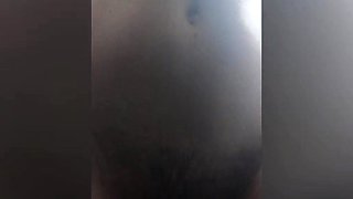 Amateur brunette double toying on webcam