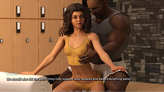 My Hotwife - Gameplay - Roleplay - Nudist Beach,gym Visit