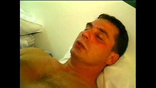 Room Service: the Waiter Licks Her Hairy Pussy and Then Fucks Her on the Bed