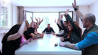 Swame House Orgy Ep2: Anal & Blowjob with Big Tits Ashley Morena - Cum in Mouth & BBC Fucking