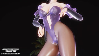 MMD  LE SSERAFIM - Smart Eve Sexy Kpop Dance Star Blade Hentai Uncensored 4K 60FPS