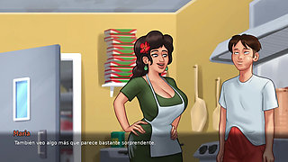 Summertime saga Scenes of Debbie, Jenny and Maria +18