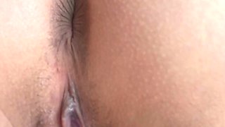 Close up amateur beauty uses her toy to masturbates