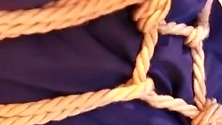 Double Ponytail White Silk Pool Water Binding Training