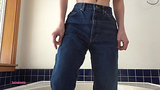 Pee and Play in Jeans