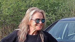 Granny Plays with Her Tits!