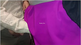 Exhibitionist Wife In The Shopping Mall - Risky Blowjob In The Parking Lot In Front Of Her Husband